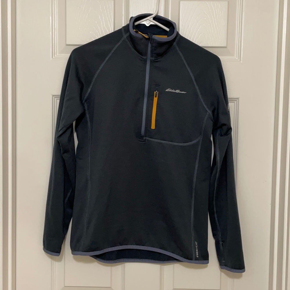 Eddie Bauer high route grid fleece quarter zip.